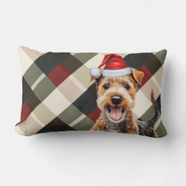 Hondenliefhebber Christmas Lakeland Terrier Holida Kussen