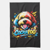 Hondenliefhebber Cockapoo Cadeau Hondenbezitter Theedoek (Verticaal)