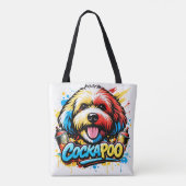 Hondenliefhebber Cockapoo Cadeau Hondenbezitter Tote Bag (Achterkant)