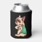 Hondenliefhebber | Cool French Bulldog I Love Mam  Blikjeskoeler (Blikje Voorkant)