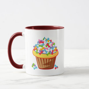 Hondenliefhebber - Cupcake met Dog Botten Mok