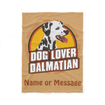 Hondenliefhebber Dalmatian Blanket past naam aan
