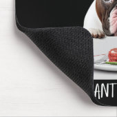 Hondenliefhebber Design Steak Dinner Eten Franse B Muismat (Hoek)