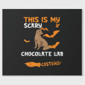 Hondenliefhebber | Dit is mijn enge chocolade lab  Cadeaupapier (Vlak)