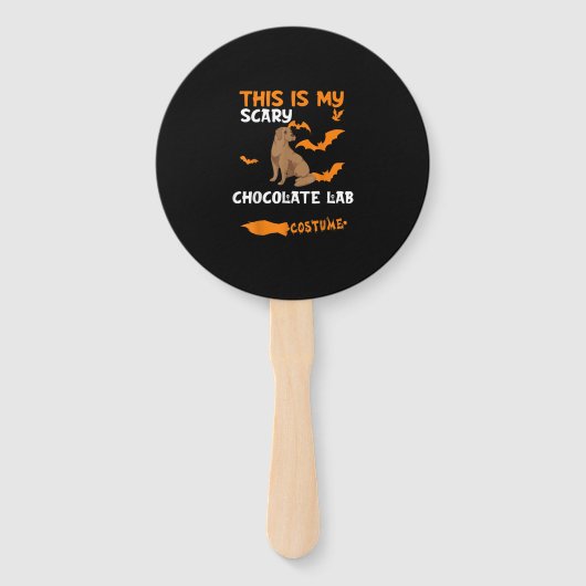 Hondenliefhebber | Dit is mijn enge chocolade lab Handwaaier (Voorkant)