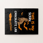 Hondenliefhebber | Dit is mijn enge chocolade lab  Legpuzzel (Horizontaal)
