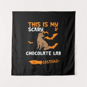 Hondenliefhebber Dit is mijn enge chocolade lab Wandkleed