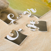 Hondenliefhebber Eenvoudige Moderne Custom Pet Fot Legpuzzel (Zijkant)