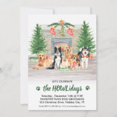 Hondenliefhebber feestdag met feestdag voor feestd kaart (Voorkant)