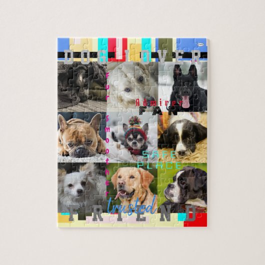 HONDENLIEFHEBBER Foto Puzzle HAMbWG Legpuzzel (Verticaal)