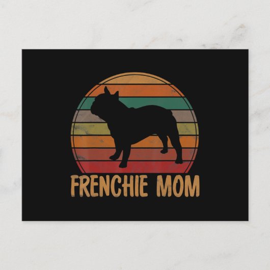 Hondenliefhebber | Frenchie Mom Bulldog Lover Feestdagenkaart (Voorkant)