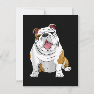 Hondenliefhebber   Funny English Bulldog Puppy Gif Bedankkaart