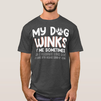 Hondenliefhebber Funny geeft mijn hond soms aan mi T-shirt