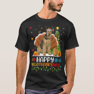 Hondenliefhebber Funny Happy Airedale Terrier Dog T-shirt