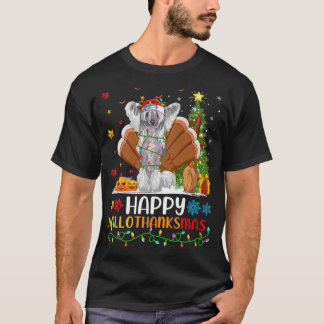 Hondenliefhebber Funny Happy Chinese Crested Dog H T-shirt