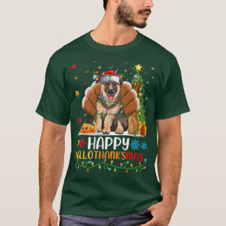 Hondenliefhebber Funny Happy German Shepherd Dog H T-shirt