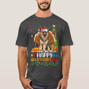 Hondenliefhebber Funny Happy German Shepherd Dog H T-shirt