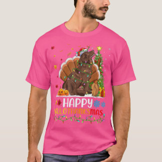 Hondenliefhebber Funny Happy Newfoundland Dog Hell T-shirt