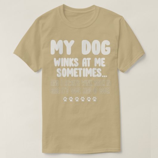 Hondenliefhebber Funny My Dog wint me soms - 1 T-shirt (Design voorkant)