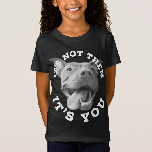 Hondenliefhebber geeft Pitbull Lover cadeaus dat z T-shirt (Voorkant)