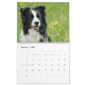 Hondenliefhebber gemengde-grenskalender kalender (Feb 2027)