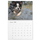 Hondenliefhebber gemengde-grenskalender kalender (Jan 2027)