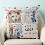 Hondenliefhebber Gepersonaliseerd 3 Fotopasta's af Kussen<br><div class="desc">True Love heeft vier poten. Viel je beste vriend op met een aangepaste, unieke hondfoto collage kussen en keepomwille. Verrassend je favoriete hondenliefhebber, of het nu een verjaardag, Moederdag, Valentijnsdag of Kerstmis is met deze schattige liefdesfoto-hondenkussen. Deze True Love with paw print design dog foto pillow is het perfecte cadeau...</div>