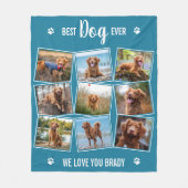 Hondenliefhebber Gepersonaliseerde 9 Schattigee Pe Fleece Deken (Voorkant)