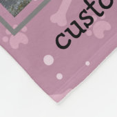 hondenliefhebber Gepersonaliseerde Aangepaste Aang Fleece Deken (Hoek)