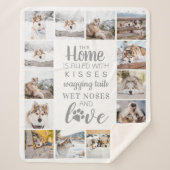 Hondenliefhebber Gepersonaliseerde foto-inkolling  Sherpa Deken (Voorkant)