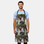 Hondenliefhebber gepersonaliseerde foto schort (Gedragen)
