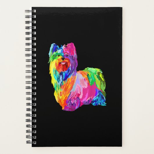 Hondenliefhebber geschenken Yorkie voor Yorkshire  Planner (Voorkant)