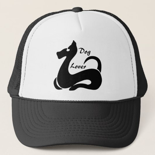 Hondenliefhebber, gestileerde hondenpet trucker pet (Voorkant)