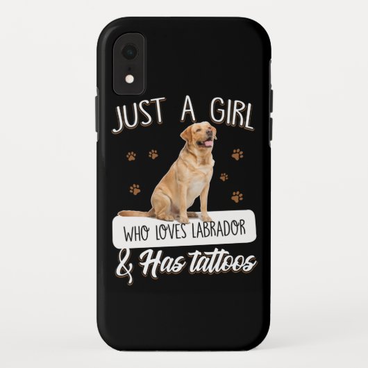 Hondenliefhebber | Gewoon een meisje dat van de Ta Case-Mate iPhone Case (Achterkant)