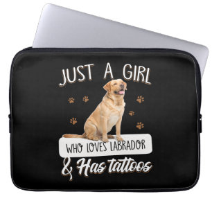 Hondenliefhebber   Gewoon een meisje dat van de Ta Laptop Sleeve