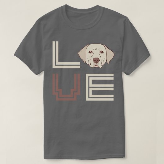 Hondenliefhebber Gift Pet Animals Labrador T-shirt (Design voorkant)