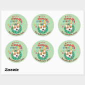 Hondenliefhebber Gift Stickers met het Husky-thema (Vel)