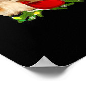 hondenliefhebber giften shih tzu tree kerstlight poster (Hoek)