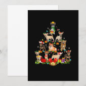 Hondenliefhebber Gifts Chihuahua Tree Light Aankondiging (Voorkant / Achterkant)