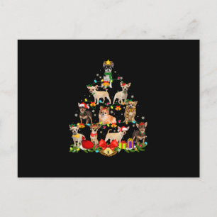 Hondenliefhebber Gifts Chihuahua Tree Light Aankondigingskaart