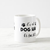 Hondenliefhebber Gifts, Funny Dog mama Koffiemok (Voorkant rechts)