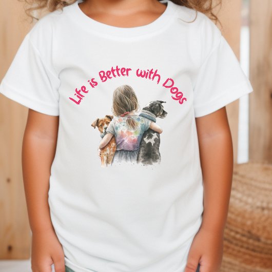 Hondenliefhebber Girl's T-shirt