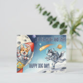 Hondenliefhebber Golden Retriever Briefkaart (Staand voorkant)