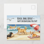 Hondenliefhebber Golden Retriever Briefkaart (Voorkant / Achterkant)