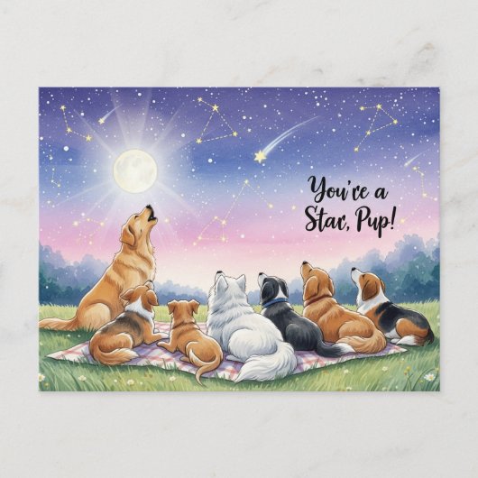 Hondenliefhebber Golden Retriever Briefkaart (Voorkant)