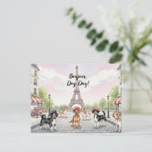 Hondenliefhebber Golden Retriever Briefkaart (Staand voorkant)