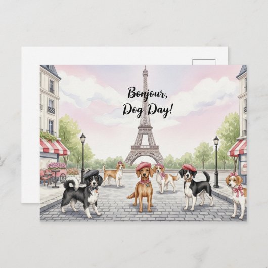 Hondenliefhebber Golden Retriever Briefkaart (Voorkant / Achterkant)