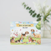 Hondenliefhebber Golden Retriever Dad Dog Daddy Briefkaart (Staand voorkant)