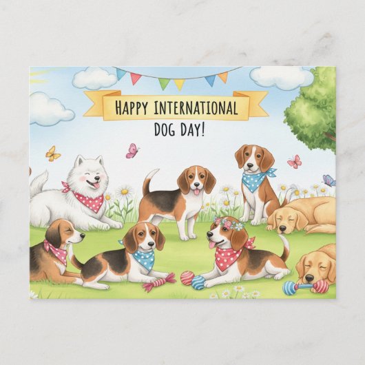 Hondenliefhebber Golden Retriever Dad Dog Daddy Briefkaart (Voorkant)