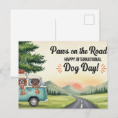 Hondenliefhebber Golden Retriever Dog Daddy Briefkaart (Voorkant / Achterkant)